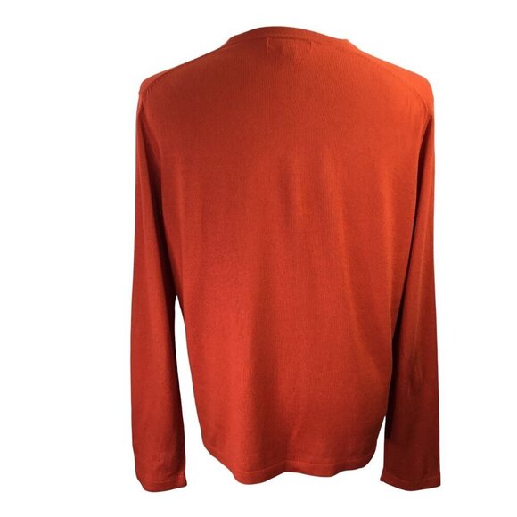 Banana Republic Silk Cashmere Sweater Men's Large Crewneck Pullover Long Sleeve - Picture 5 of 8